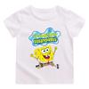 SpongeBob SquarePants Pure Cotton Cartoon Pattern TShirt ShortSleeved Casual Versatile Top for Boys And Girls