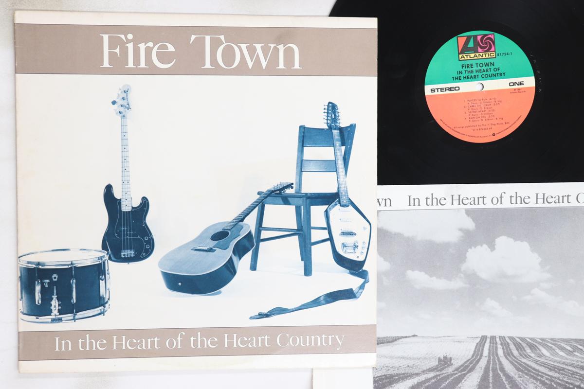 

LP Record FIRE TOWN - In The Heart Of The Heart Country 817541 ATLANTIC 1987 US Rock Used