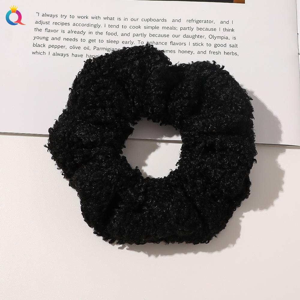 

Новая мягкая плюшевая веревка для волос корейская толстая эластичная повязка для волос в виде медведя плетение аксессуары для волос конский хвост резинки для волос