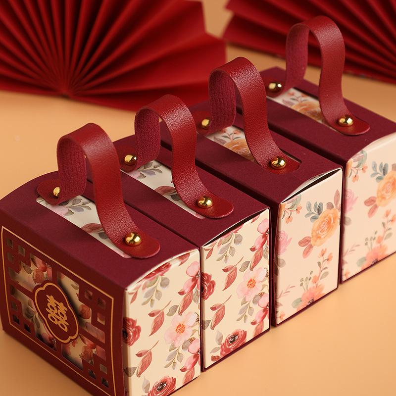 2023 Elegant Wedding Candy Box for Engagement and Gifts