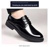 Men's British Style Genuine Leather Oxford Shoes for Formal and Wedding Events