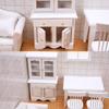 1:12 Dollhouse Miniature Decor Wood Display Cupboard Cabinet  Bookcase Bookcase