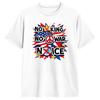 Nessun Re Nessuna Guerra Nessun ICE Poster Patriottico Maglietta per Uomo Crazy Cotton Maglietta Girocollo Manica Corta Magliette Abbigliamento Originale