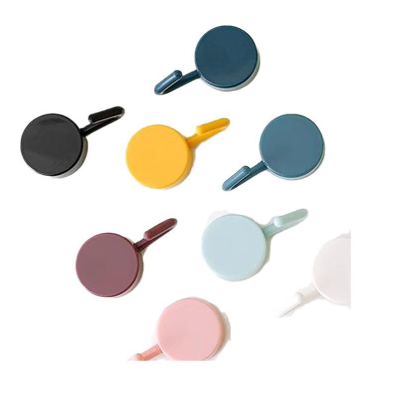 Einfarbiger nahtloser Klebehaken - Starker, bohrfreier Wandhaken für Badezimmer, Küche und Wohnheim