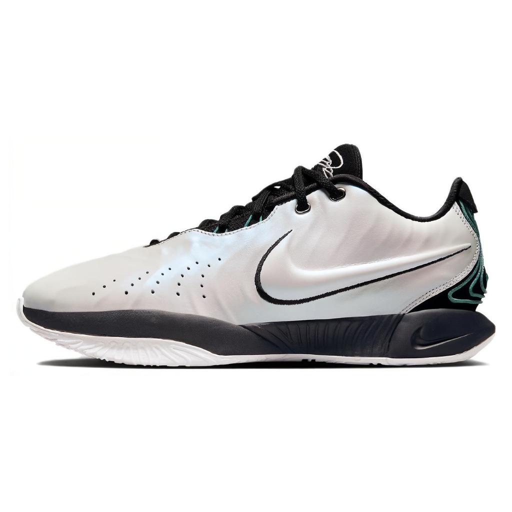 Nike LeBron 21 EP Conchiolin Unisex Sneakers White Black Bicoastal HF5842-100
