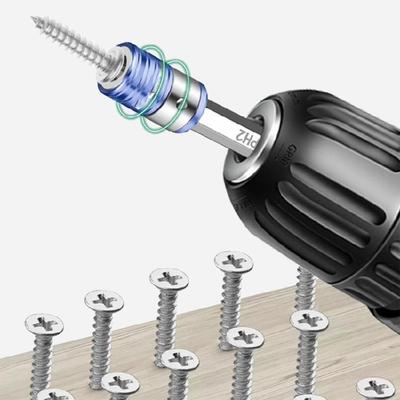 High Efficiency Precise Magnetic Screwdriver Attachment With Antislip Design For Machinery Repair And Production Lines