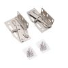 2pcs Steel Cabinet Hinges Easy Install Tip Out Tray Hinges Durable Flip Down Hinges  Kitchen Sink