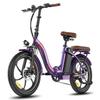 Bicicleta Elétrica Fafrees F20+ Pro Pneu 20" Motor 250W Dobrável Bicicleta Elétrica para Adultos 36V 25AH Shimano 7 Velocidades Carga Máxima 150Kg