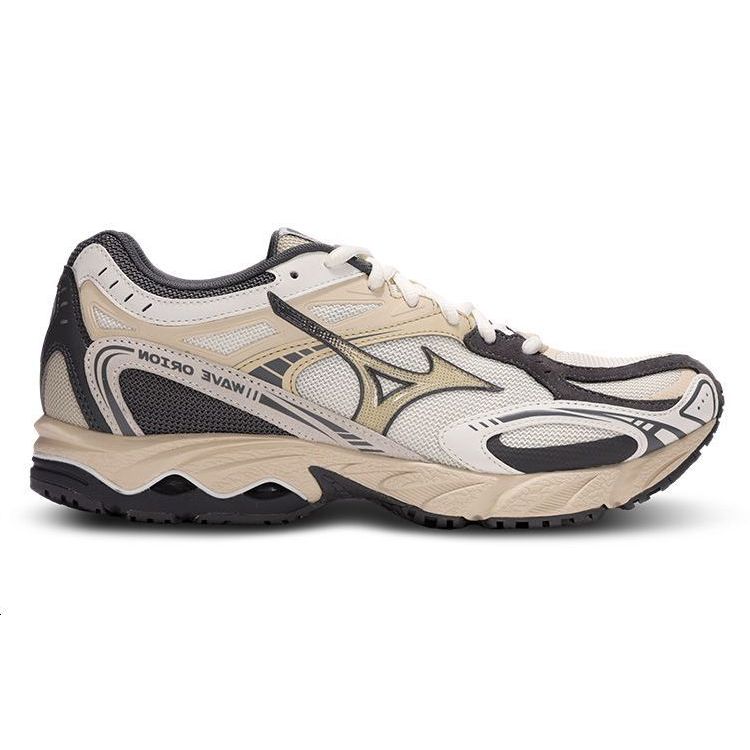 Mizuno Wave Orion Comfortable Versatile Mesh Shock Absorption Non-Slip Durable Support Low-Top Running Shoes Unisex sneaker Off-White D1GH232101