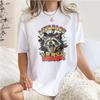 Retro Splash Raccoon Live Fast Eat Trash Graphic T Shirt Women Vintage Grunge Animal Print Tee Y2K Streetwear Cotton Unisex Tops