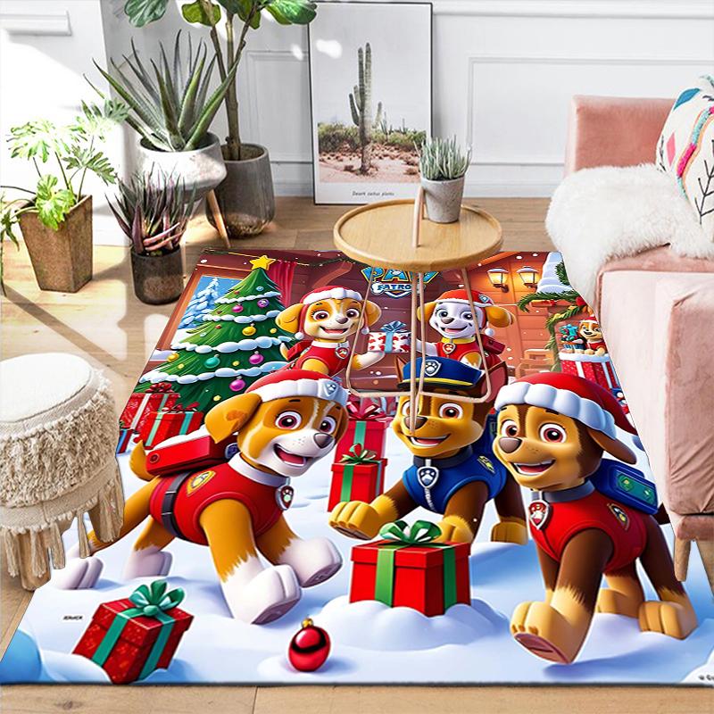 1Pc Happy New Year Celebration Rug Office Carpet Indoor Outdoor Doormat Nonslip Soft And Comfortable Living Room Christmas Halloween Gift D91860