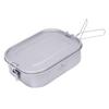 Boundless Voyage Titanium Messtin Camping Rice Outdoor Campfire Rice Lightweight and Compact Lunch Perfect for Solo Camping and Hiking Ti2083C Cooker,
