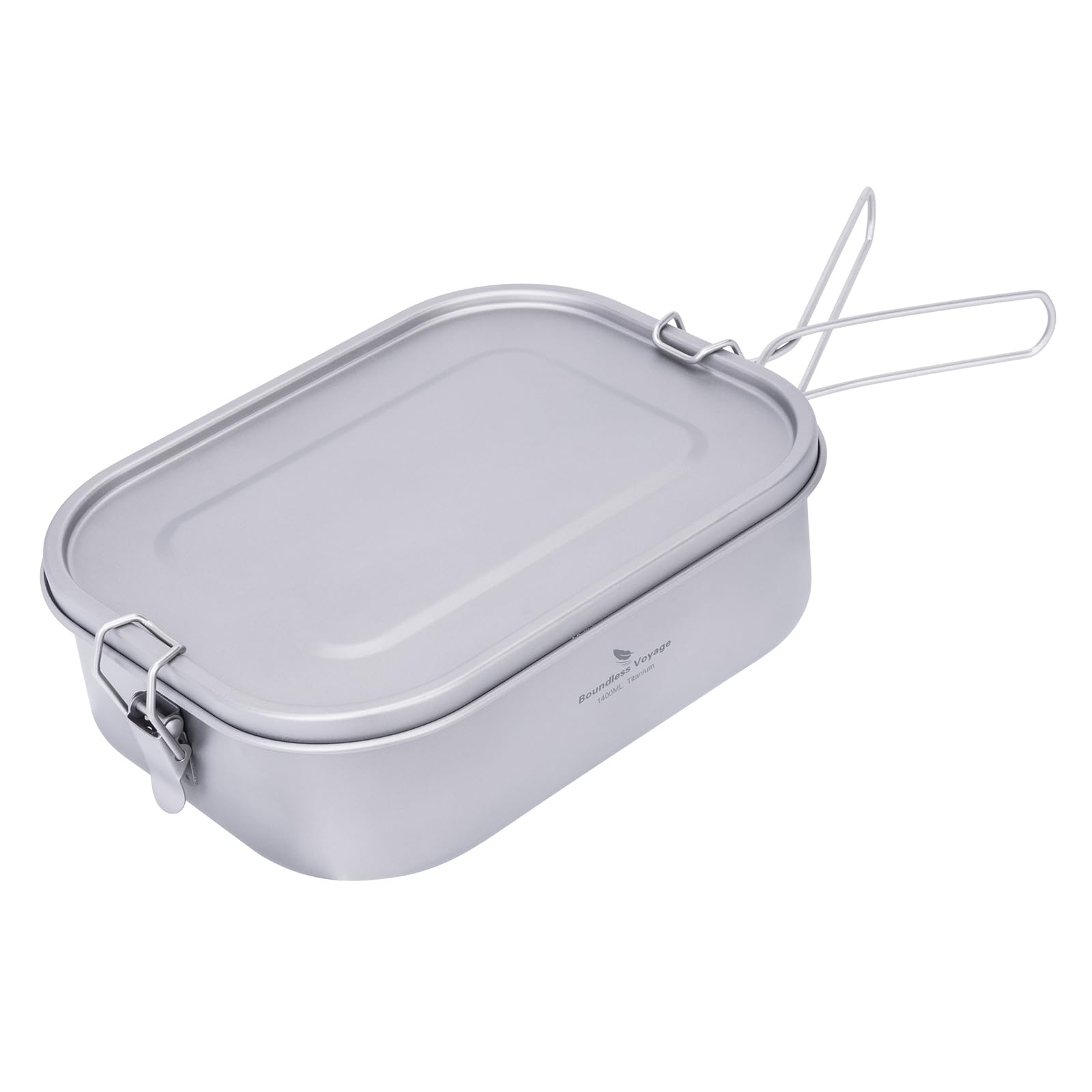 

Boundless Voyage Titanium Messtin Camping Rice Outdoor Campfire Rice Lightweight and Compact Lunch Perfect for Solo Camping and Hiking Ti2083C Cooker,