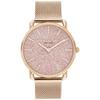 Coach ELLIOT Watch, 36mm, Rose Gold, with a Pink Dial, Stainless Steel, Mineral Glass, and Quartz Movement, 14504212, Women's