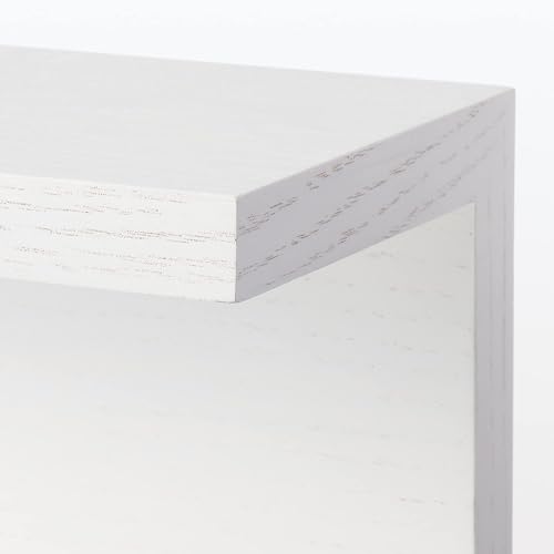 MUJI Wall-Mounted Furniture Shelf, Oak Veneer, Light Gray, 30cm (W) x 12cm (D) x 10cm (H), Item Number: 12939870