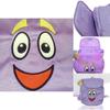 Dora The Explorer Nylon Backpack With Map Plush Doll Perfect Christmas Gift For Kids!