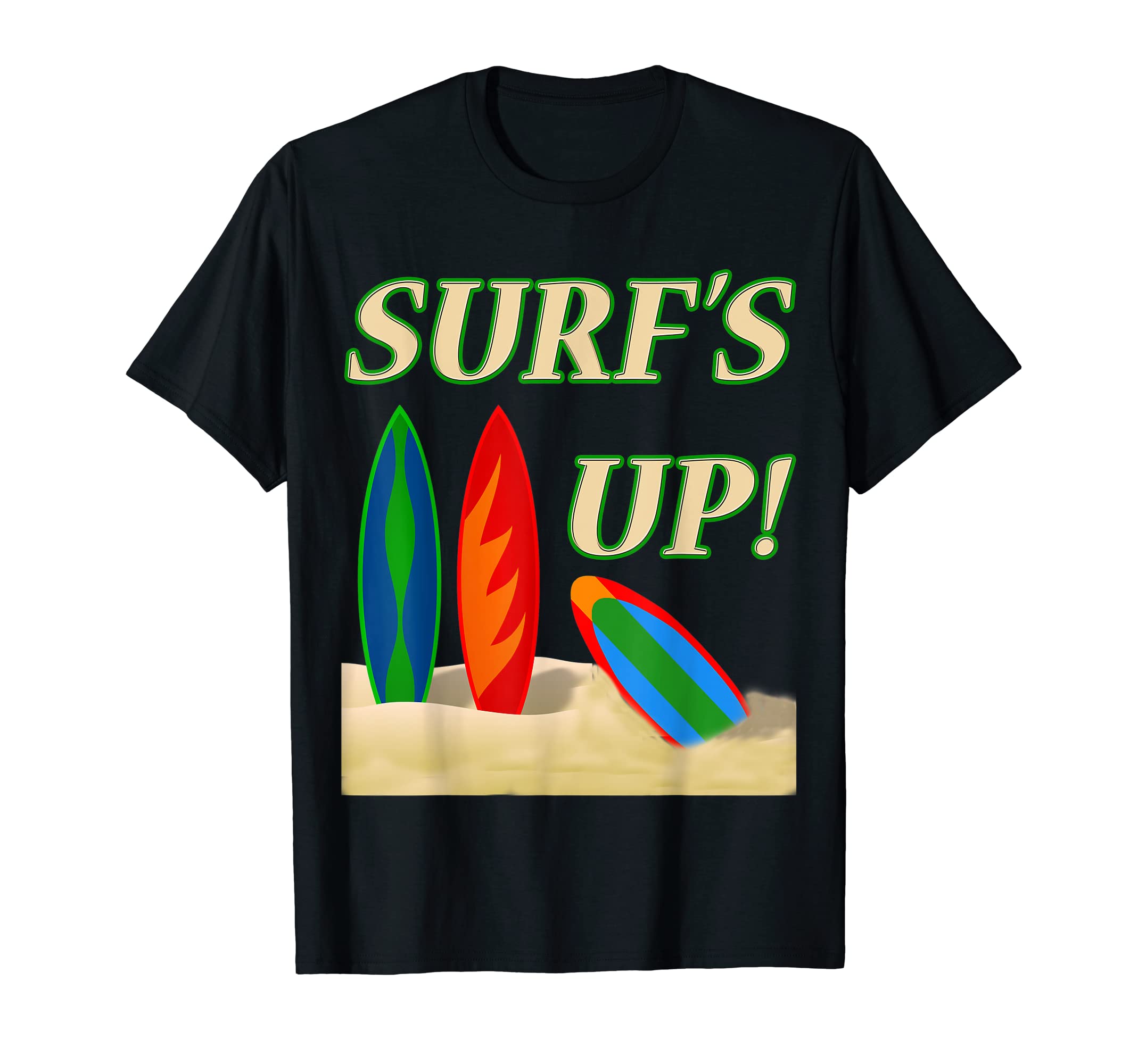 

Surf Surfboard Apparel Surf s Up! Beach, Summer, T-Shirt чёрный