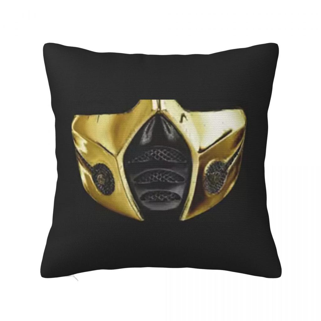 Fighting Game Mortal Kombat Scorpion Sub Zero Warrior 3 Square Pillowcase Cushion Cover Pillow Case Throw Pillow Cover for Home