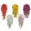 6Pcs Artificial Hanging Morning Glory Flower Plant Hanging Plant Flower Bouquets for Outdoor and Indoor Decoration