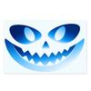 Halloween Ghost Face Decorations Glow In The Dark Sticker, Self-adhesive Shape Decals, Peel And Stick Decals Waterproof PVC Stickers, for Walls