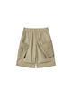 WORTHWHILE MOVEMENT Bermuda Cargo Pants (Beige)