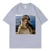 Monkey Thinking Funny Meme T Shirt Unisex Unisex Clothing Casual 100Cotton Summer TShirt High Quality Fashion Oversized TShirts