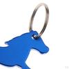 Aluminum Alloy Horse Pattern Bottle Opener with Keychain
