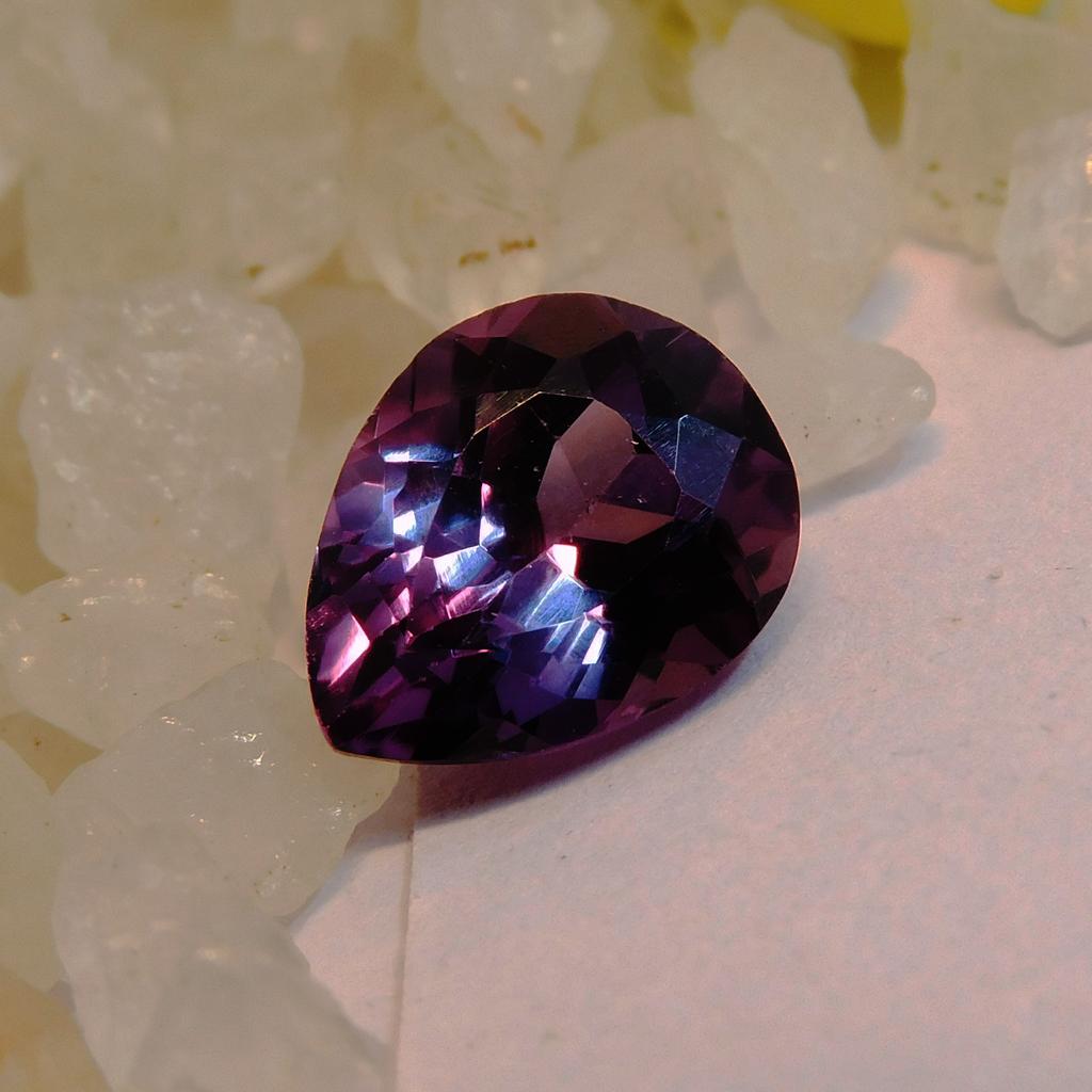 Best Alexandrite Pear Cut Color Change 3.75 Ct Natural CERTIFIED Loose Gemstone