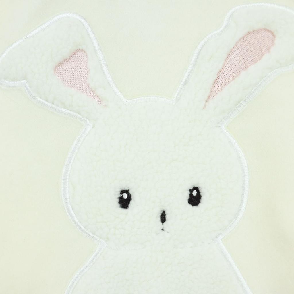 AnkRouje Einpunkt-Logo Langarm Fleecejacke M Weiß Damen Gebraucht