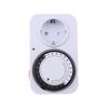 Eu Plug Timing Socket 24-Hours Cycle Mechanical Timer Electricity Consumption Meter Automatic Shutdown With Overload Protection