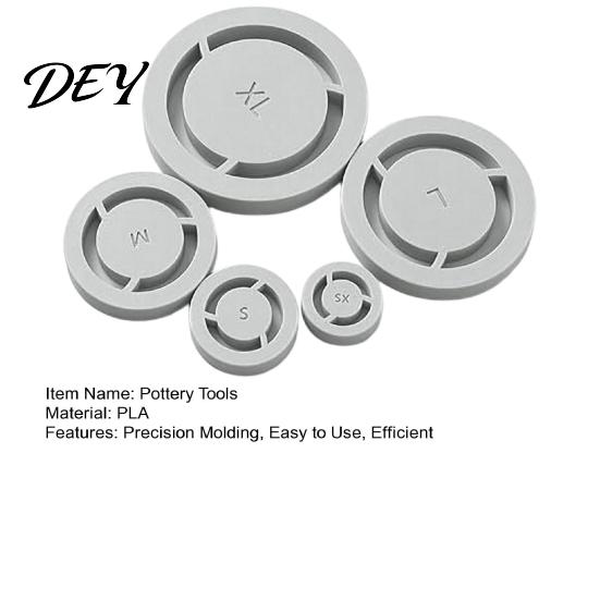 Ceramic Foot Ring Template 5Pcs/Set Pottery Tools, Base Molder, Clay Aligner, Tool for Beginners Even Press Bowls And Cups, DIY Wheel Projects