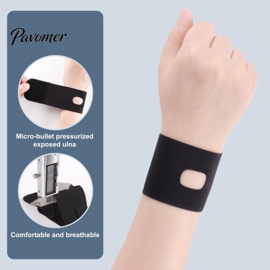 Sports Wrist Brace with Fastener Tape Super Soft Ultra-Thin Strap Breathable Carpal Tunnel Pain Relief Support Wrap Compression Rring Pad