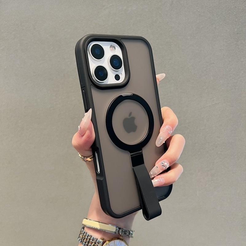 Handschlaufe Magnetische Halterung für IPhone 17 Handyhülle Großes Loch IPhone 15 Promax Transparent 14 Pro Premium 13 Faltbar 12 Vollständiger Schutz Anti-Fall 16pm