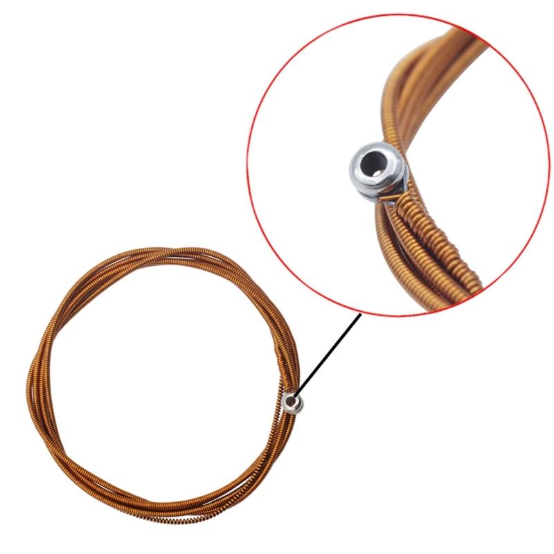 Bass Strings, 4 String Bass Strings Electric Bass Strings Quality 1.14mm-2.67mm Colorful Head Electric Bass String Sets