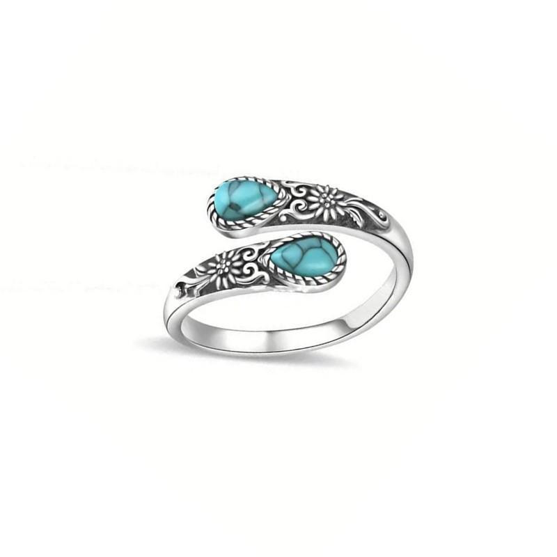 Ring,Mondstein Ring,Sterling Silber,verstellbarer Ring,Boho,Vintage,Löffel Ring,Schmetterling,Synthetischer Stein,Geschenk