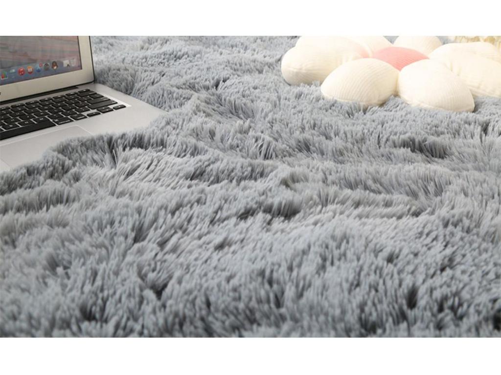 Plush Long Hair Bedside & Living Room Carpet
