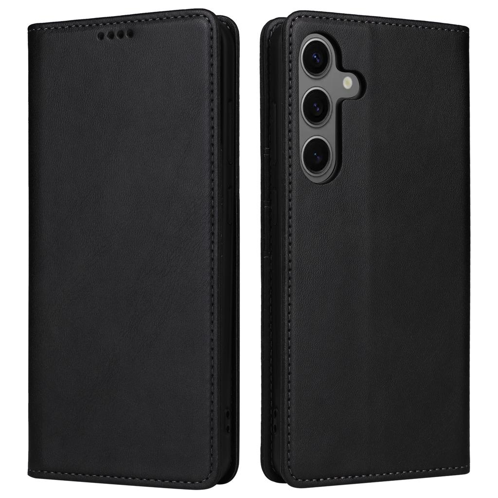 For Samsung Galaxy S25/S24 Leather Case RFID Blocking Wallet Cover Magnetic Closing