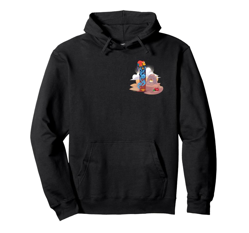 Disney Villains Alphabet Monogram Aladdin Iago Letter I Hoodie