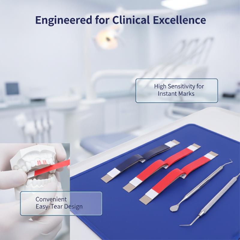 20 knih/krabice Zubní artikulační papírové proužky Péče o zuby Bělení Zubní materiál Nástroje Zubní laboratoře Denní použití