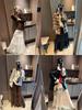 Mochie Romantic Korean Lace A-line Midi Skirt MQ0993