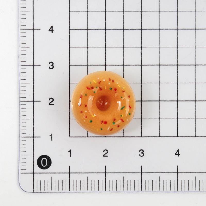 10/100Pcs 3D Mini Kawaii Resin Cake Bread Parts Dollhouse Miniature Figures Scrapbook Supplies Flatback Pendant Accessories