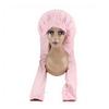 Women Sleeping Hat Dual-Purpose Long Braids Protective Breathable Silk Hair Cover Adjustable Pantyhose