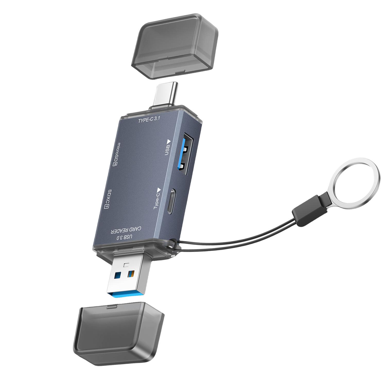 

Portable USB 3.0 OTGs Adapter with Type C USB A HDMIcompatible Connectivitys and SD3.0 TF3.0 Card Reader for Easy Data Transfer 1