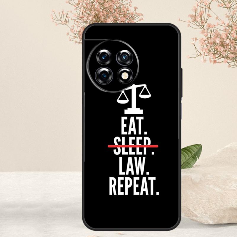Lawyer Judge Pattern Art Case For OnePlus Nord CE 4 3 2 Lite 2T N10 N20 N30 OnePlus 12 11 9 10 Pro 8T 10T 12R Cover