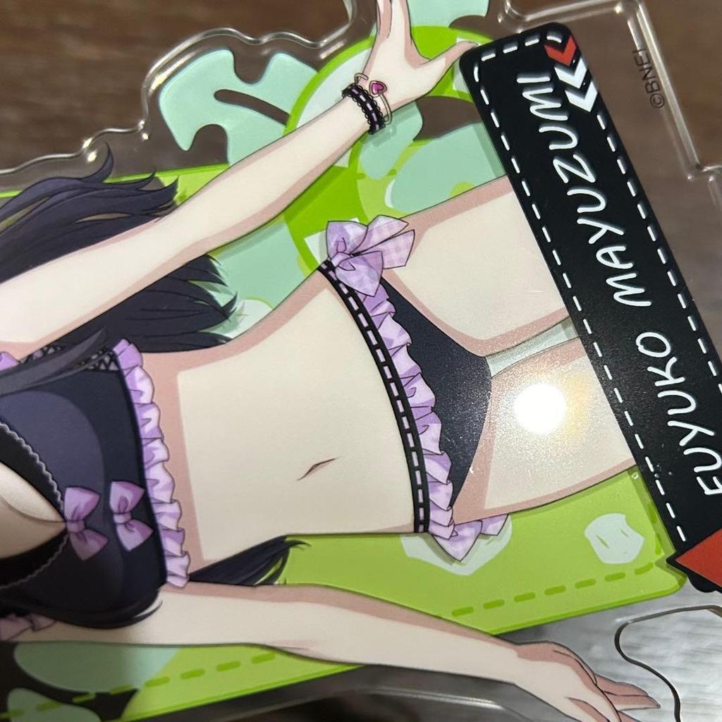Used Yuko Mayufuyu China Swimsuit Acrylic Stand