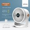 Dual-Purpose Electric Fan: Convection Circulation, Indoor/Outdoor, Rechargeable Floor & Desktop Fan