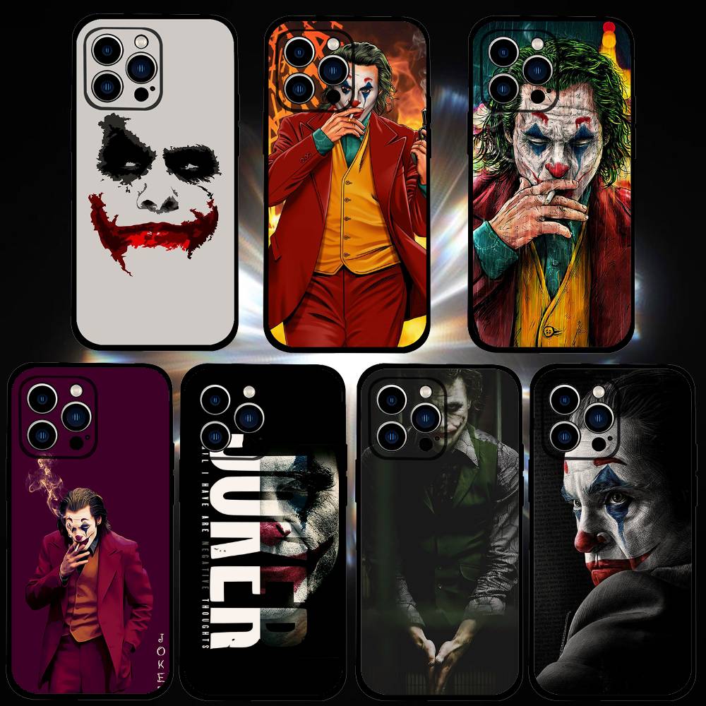 Movie Joker Clown Apple IPhone11 12 13 14 15 16 17 Pro Max Iphone17 Pro Max 17Pro 17 Air Funda Dura De Silicona Capa