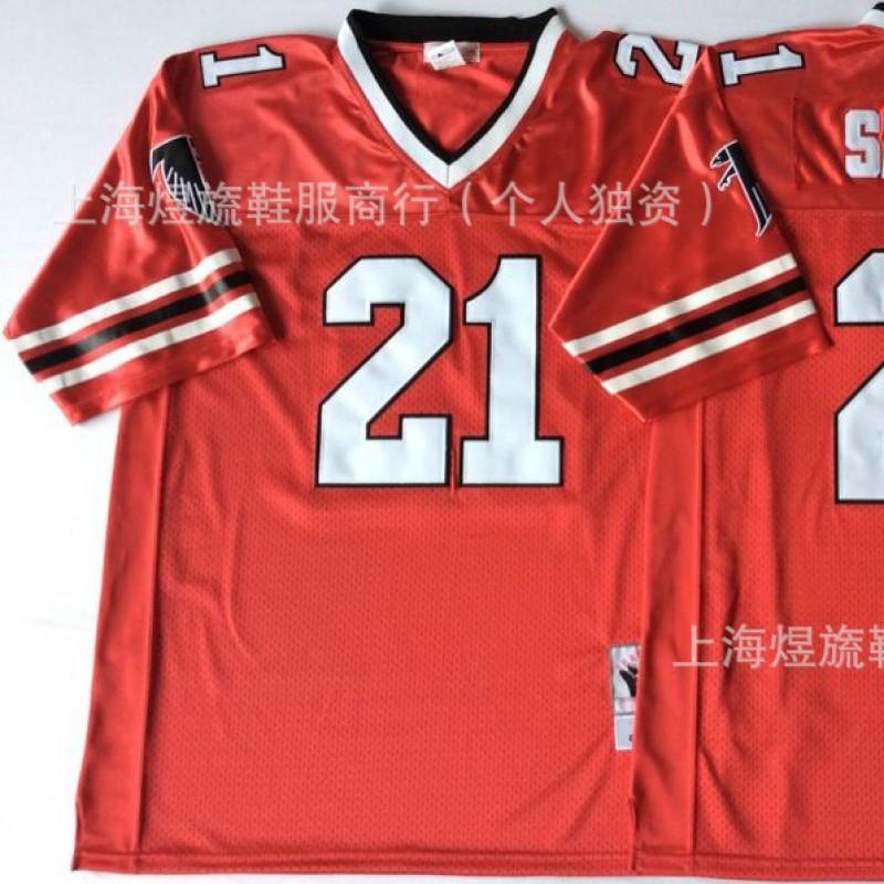 Vintage Atlanta Falcons NFL Football Jersey Retro Style Embroidered Sports Fan Apparel Men
