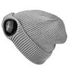 Knitted Hat Glasses Decor Stretchy Soft Plush Lining Casual Ears Protection Solid Color Autumn Winter Women Men Skull Beanie Cap Streetwear