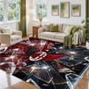 AC Milan Design Crystal Velvet Rug Soft Decorative Mat for Bedroom Entrance